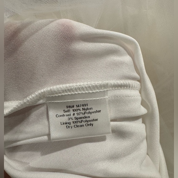 NWT Katie May Elle white tulle mini dress - Picture 8 of 9